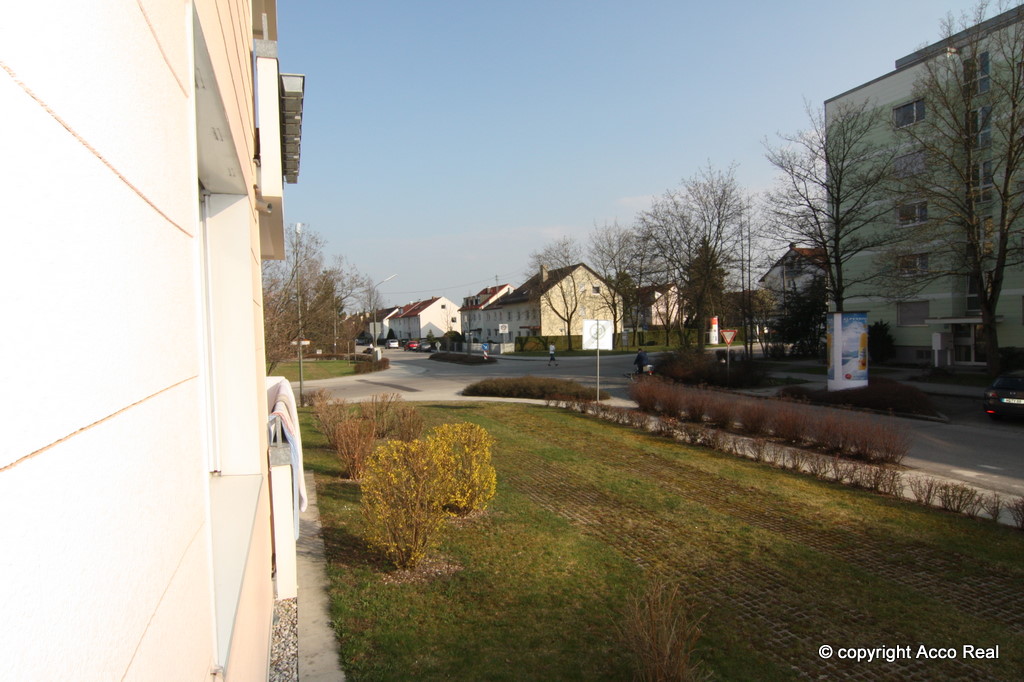 Blick vom Balkon